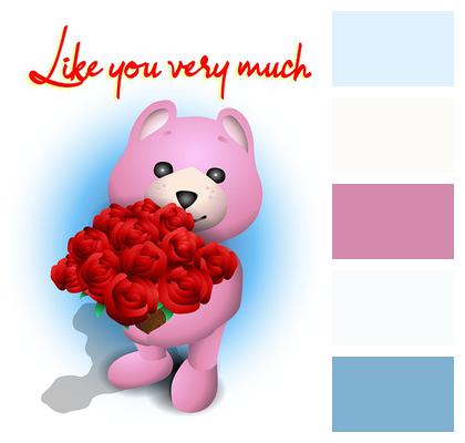 Valentine'S Day Like You Very Much Greeting Card Image